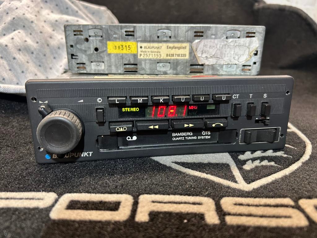 Blaupunkt Bamberg QTS voor Porsche oldtimer, Ophalen, Gebruikt