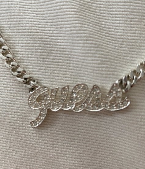 Guess collier, Enlèvement, Utilisé, Argent