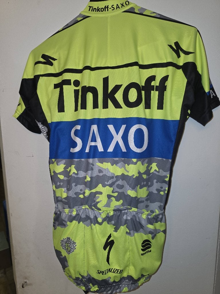 Team Tinkoff Saxo Tour de France wielershirt, Gebruikt, Heren, Sportful, Ophalen of Verzenden