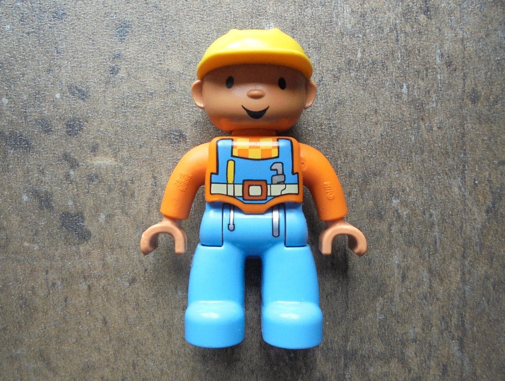 Lego Duplo Bob The Builder Figure Bob (zie foto's), Ophalen of Verzenden, Gebruikt, Losse stenen, Duplo