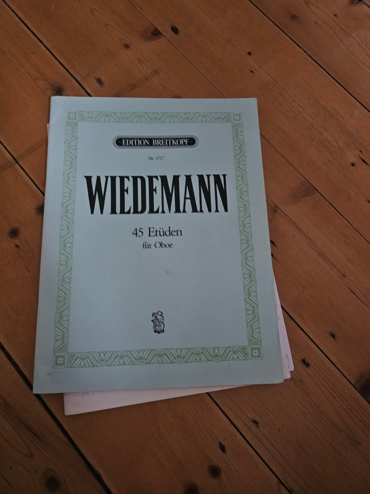wiedemann, Muziek en Instrumenten, Bladmuziek, Ophalen of Verzenden, Hobo
