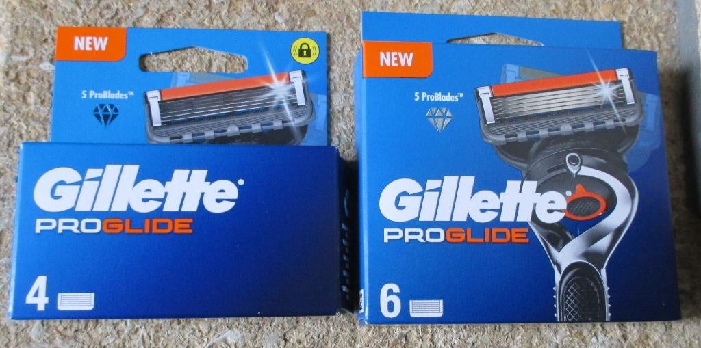 10 x gillette fusion proglide mesjes, Enlèvement ou Envoi, Neuf, Tout le visage, Soins