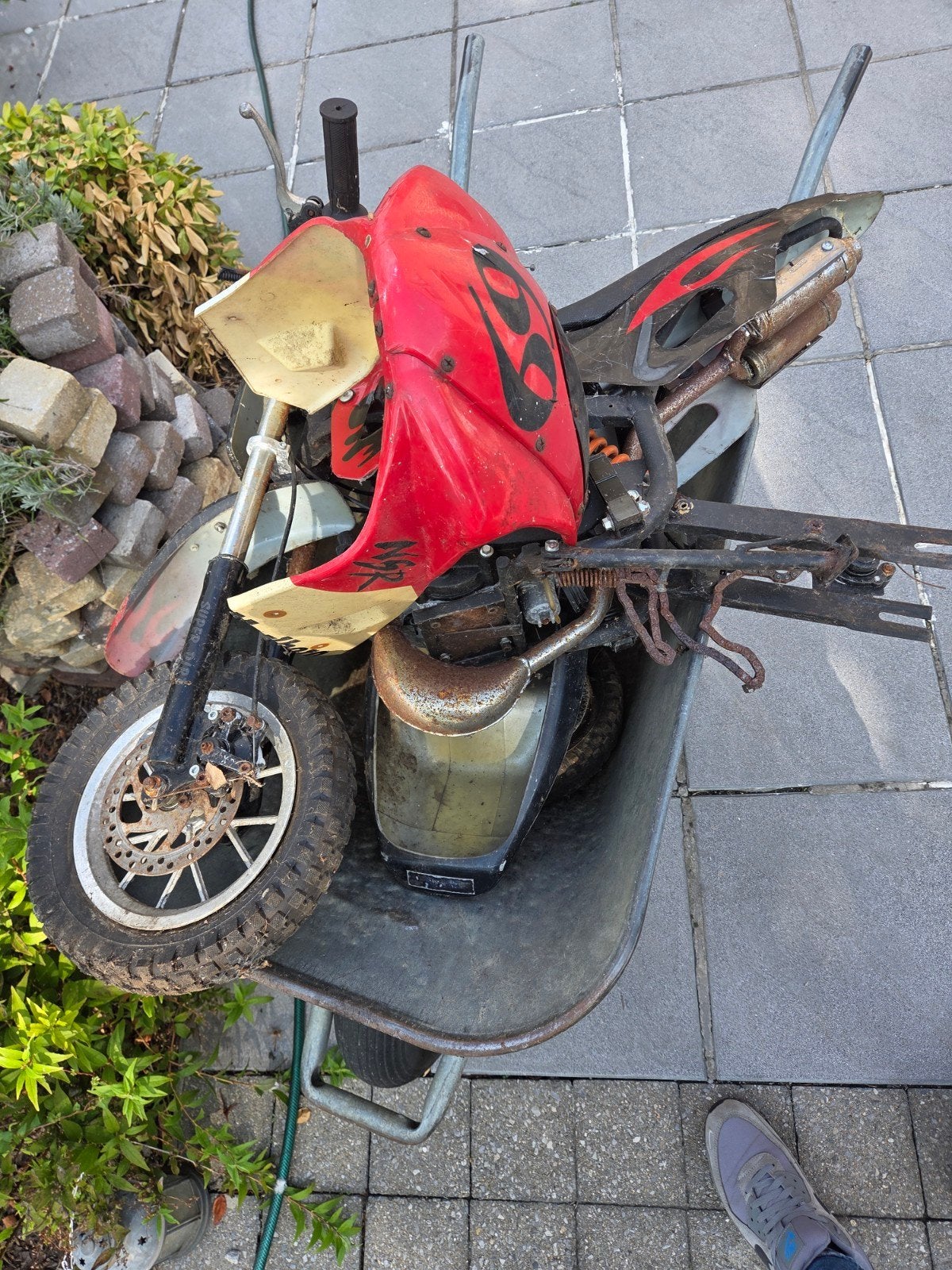 pocketbike onderdelen, Ophalen