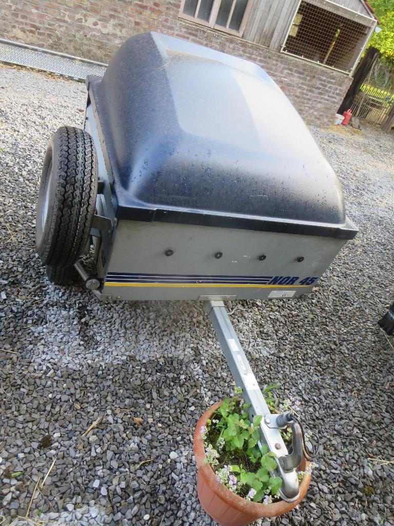 aanhangwagen voor bagage en/of multifunctionele kipper, Ophalen, Gebruikt