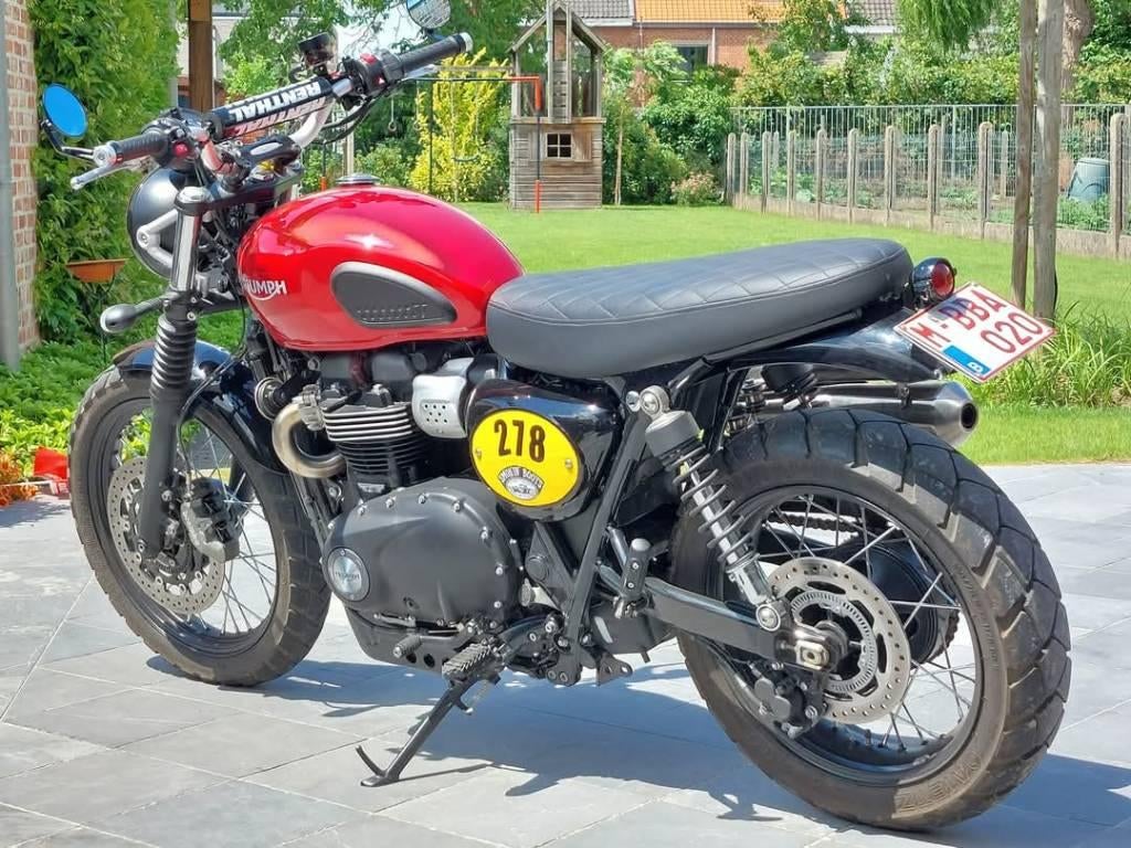 Triumph Street Scrambler 900  van  12/2019   6000km, Motoren, Ophalen, Zo goed als nieuw