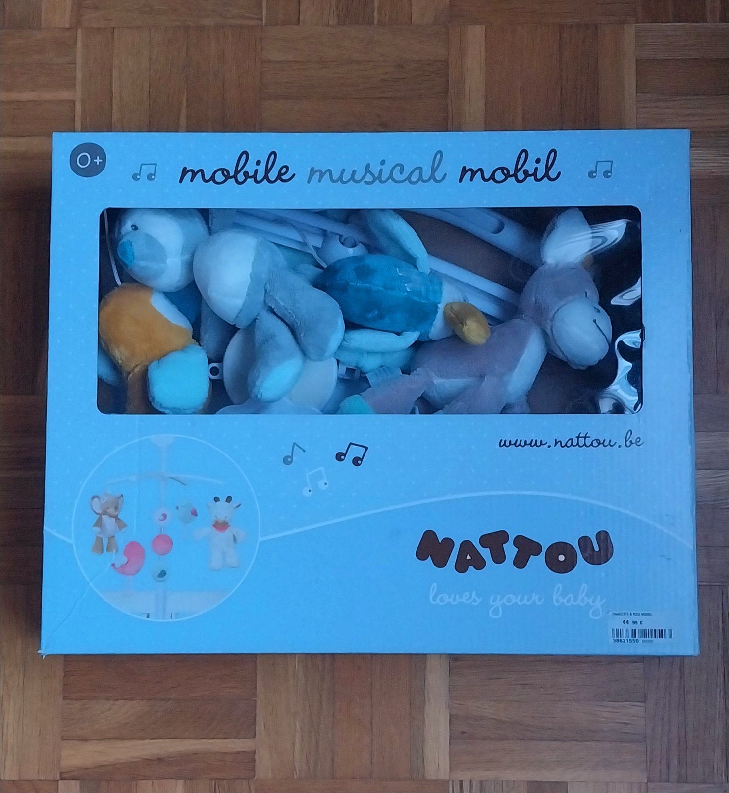 Muziekmobiel Nattou, Ophalen, Mobiel