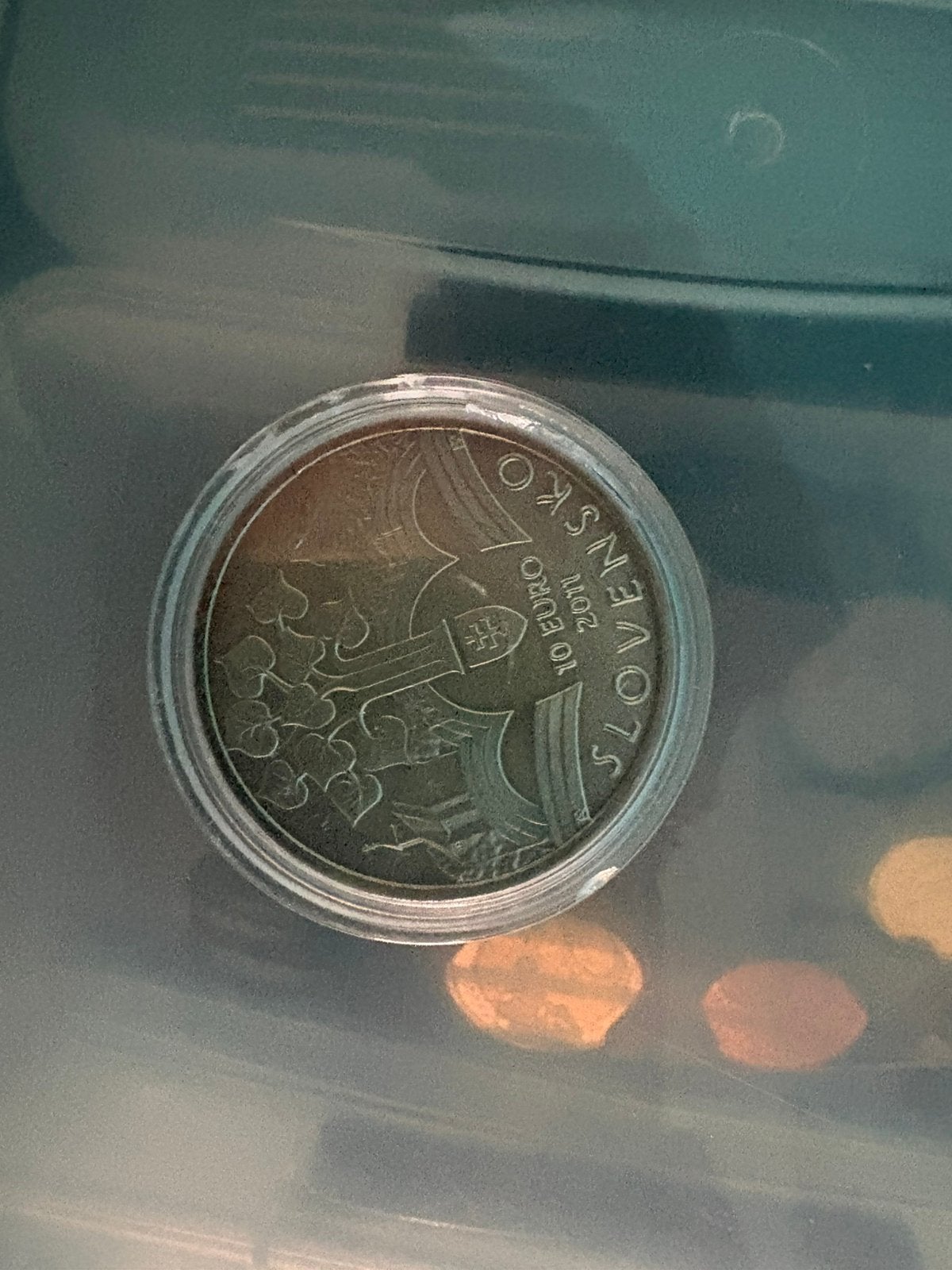 Zilveren 10 euro munt van slowakije AG 2011, Ophalen, Zilver, Slowakije, 10 euro