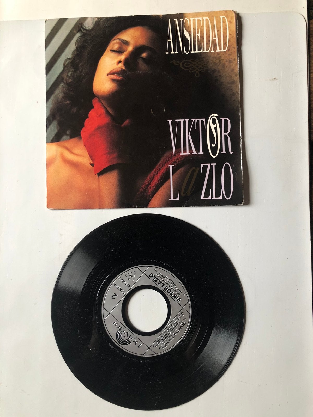 Viktor Lazlo: Ansiedad ( belpop; 1990; mint), Verzenden, Zo goed als nieuw