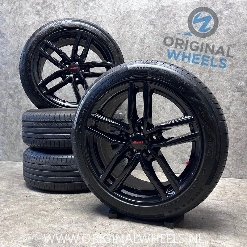 18 inch Alutec velgen + zomerbanden Q2 Passat T-roc Caddy, Pneus et Jantes, 215 mm, Pneus été, -