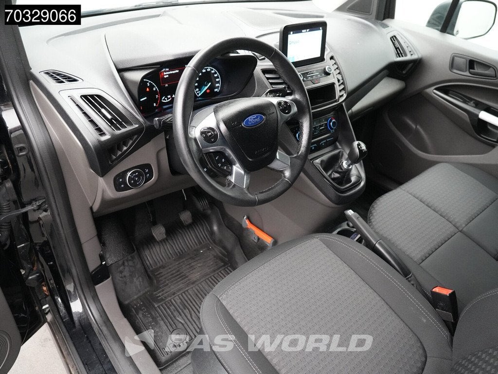 Ford Transit Connect 100PK Benzine L2H1 XL Naxi Camera Airco, Auto's, Bestelwagens en Lichte vracht, Stof, Gebruikt, Euro 6, Multifunctioneel stuurwiel