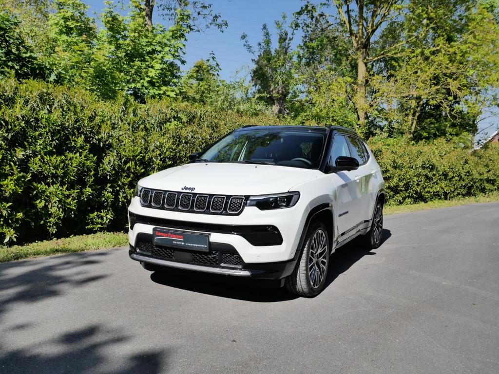 Jeep Compass 4Xe SUMMIT 240PK+GARANTIE TOT 48 STE MAAND, Autos, Cuir, 1332 cm³, Achat, Euro 6