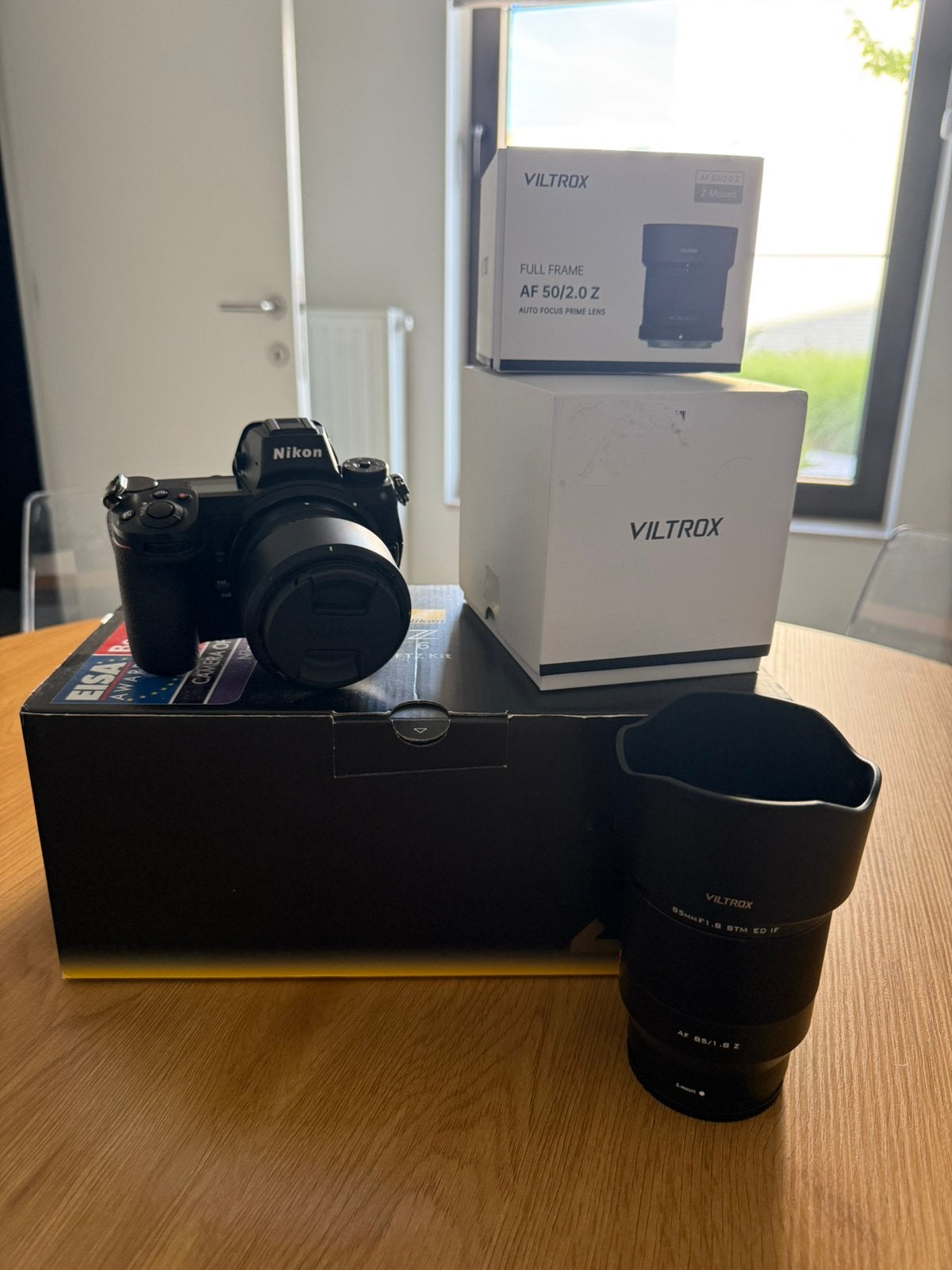 Nikon z6 + viltrox 50mm + 85mm, Canon, Enlèvement ou Envoi, Comme neuf