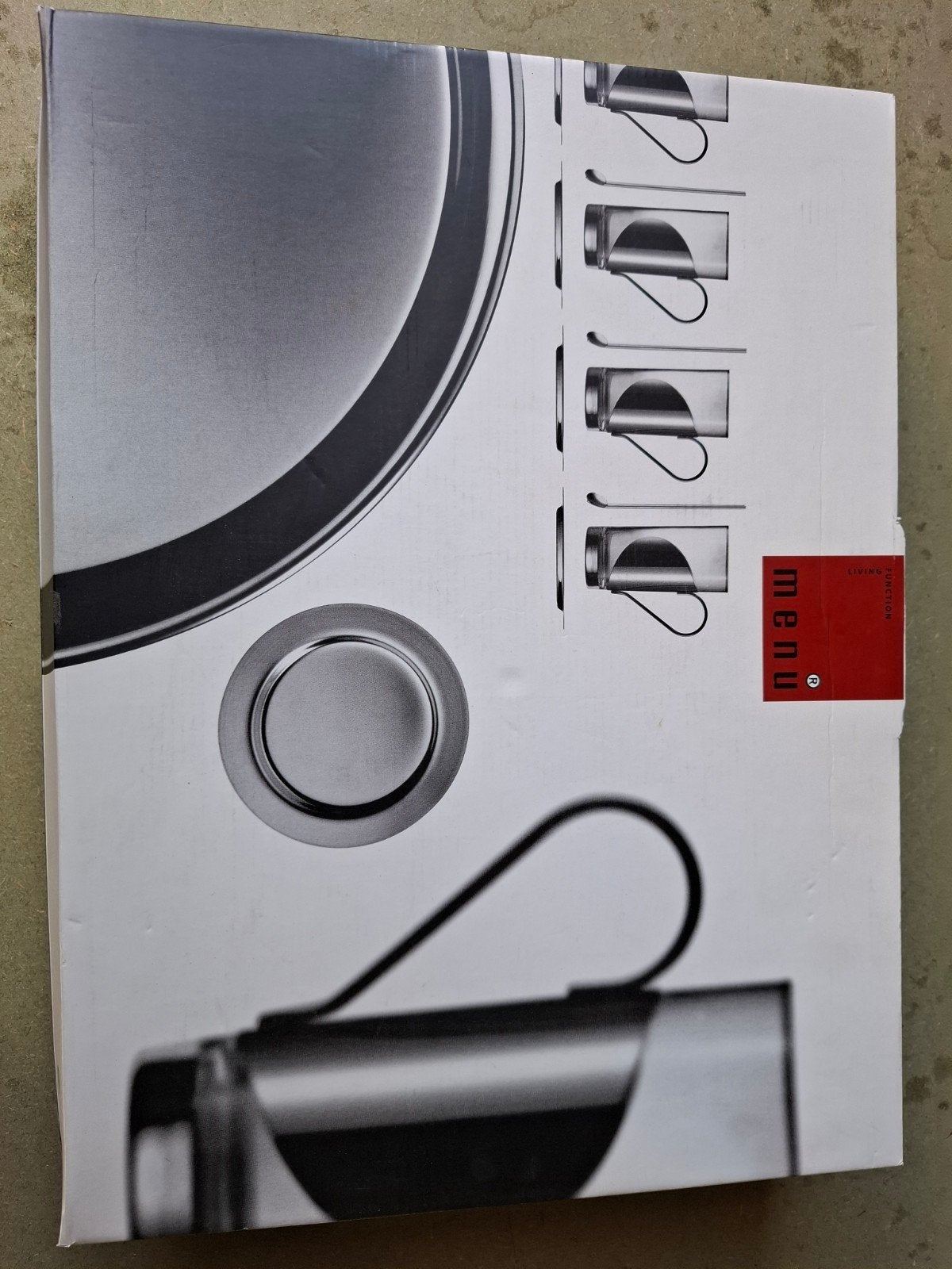 Deens design koffie of theeset van merk Menu, Huis en Inrichting, Ophalen of Verzenden, Glas