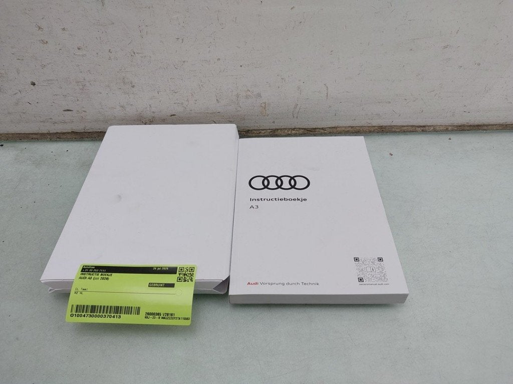 MANUEL UTILISATEUR NOTICE Audi A3 Sportback (8YA), Autos : Pièces & Accessoires, Autres pièces automobiles, Auto-Union-Straße  1,
85057  Ingolstadt, DE