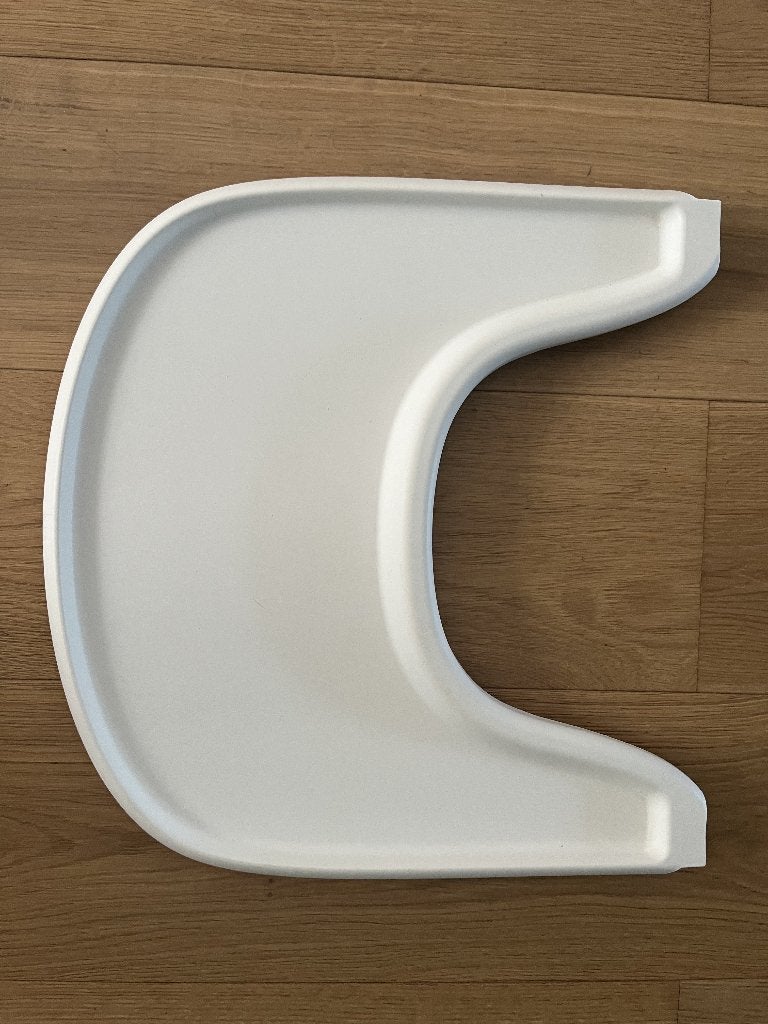 Witte tablet voor de evoluerende stoel Stokke Tripp Trapp, Kinderen en Baby's, Kinderstoelen, Ophalen, Zo goed als nieuw, Meegroeistoel