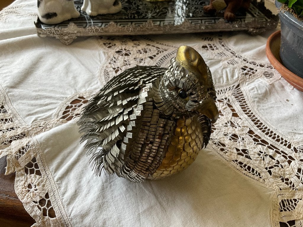 ALEXANDER BLAZQUEZ METAL BIRD, Ophalen of Verzenden, Beeld, Metaal