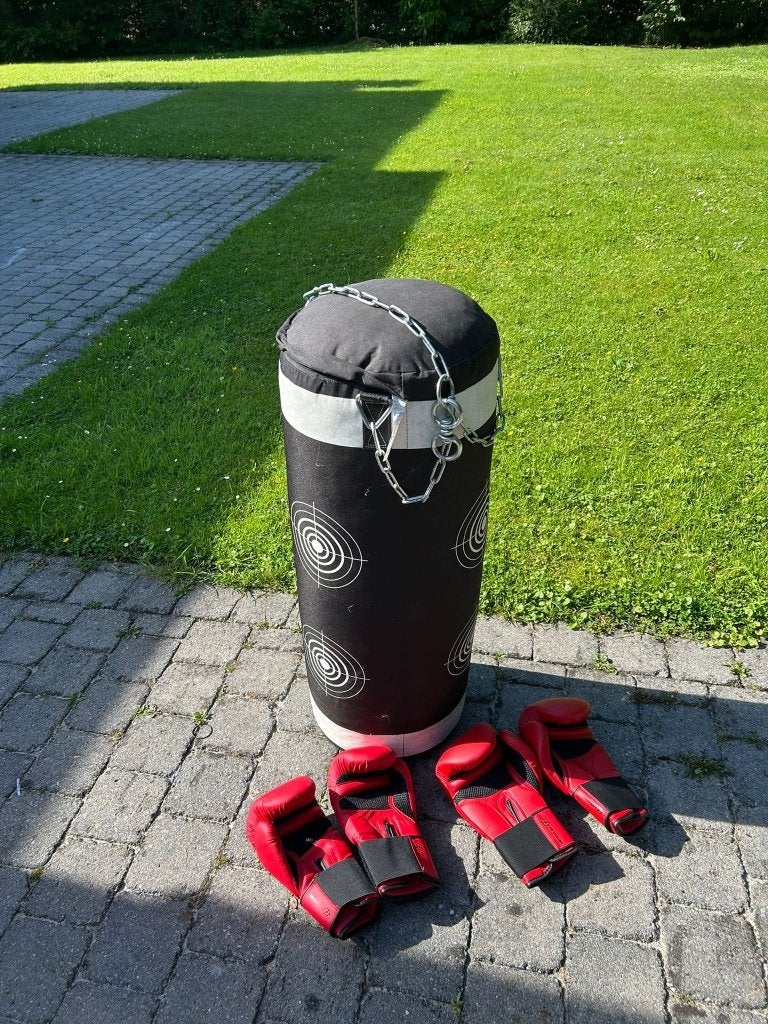 Box zak en box handschoenen, Ophalen, Zo goed als nieuw, Bokszak