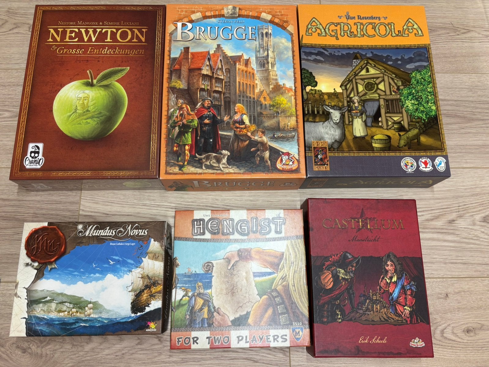 Euro games - bundel Rosenberg, Feld, Cathala, Hobby en Vrije tijd, Gezelschapsspellen | Bordspellen, Ophalen, Zo goed als nieuw