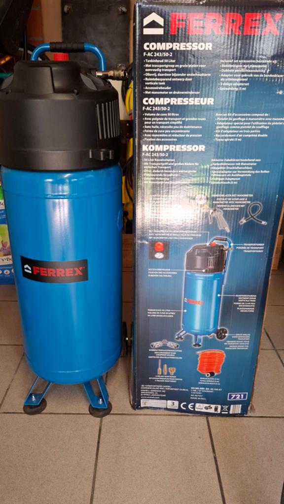 Nieuwe compressor, Doe-het-zelf en Bouw, Compressors, Ophalen