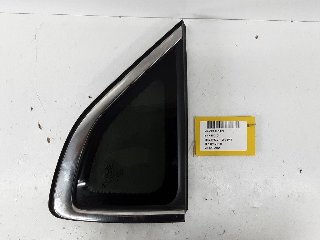 VITRE LATERALE ARRIÈRE DROIT Kia Cee'd (JDB5) (43R000184), Autos : Pièces & Accessoires, Kia, Info@kia.de, Utilisé, Theodor-Heuss-Allee 11
60486  Frankfurt am Main, DE