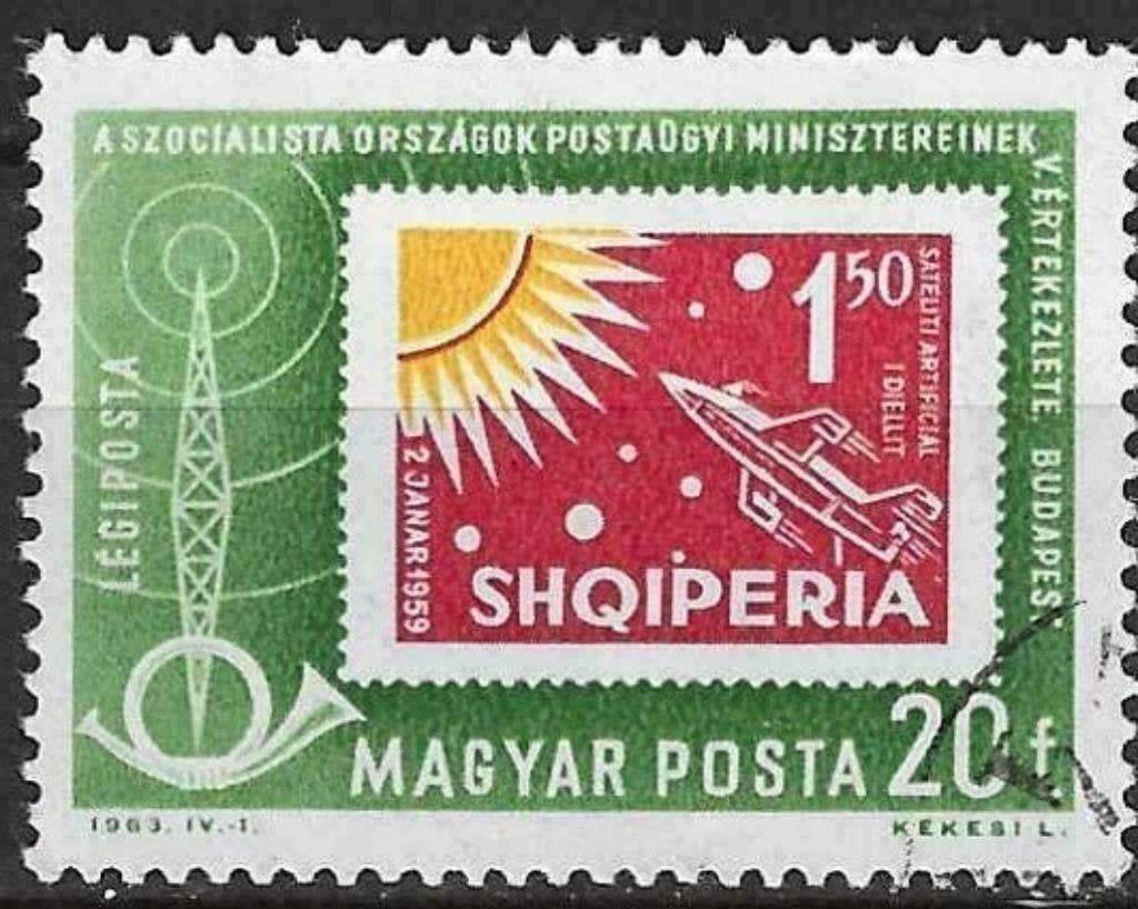 Hongarije 1963 - Yvert 258PA - Post Volksrepublieken (ST), Verzenden, Gestempeld