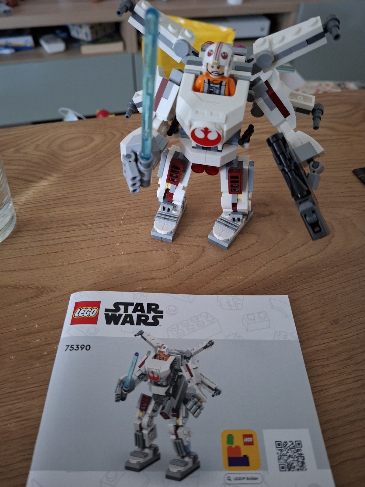 lego 75390 Luke Skywalker X-Wing Mech, Ophalen, Star Wars, Lego, Inclusief instructies