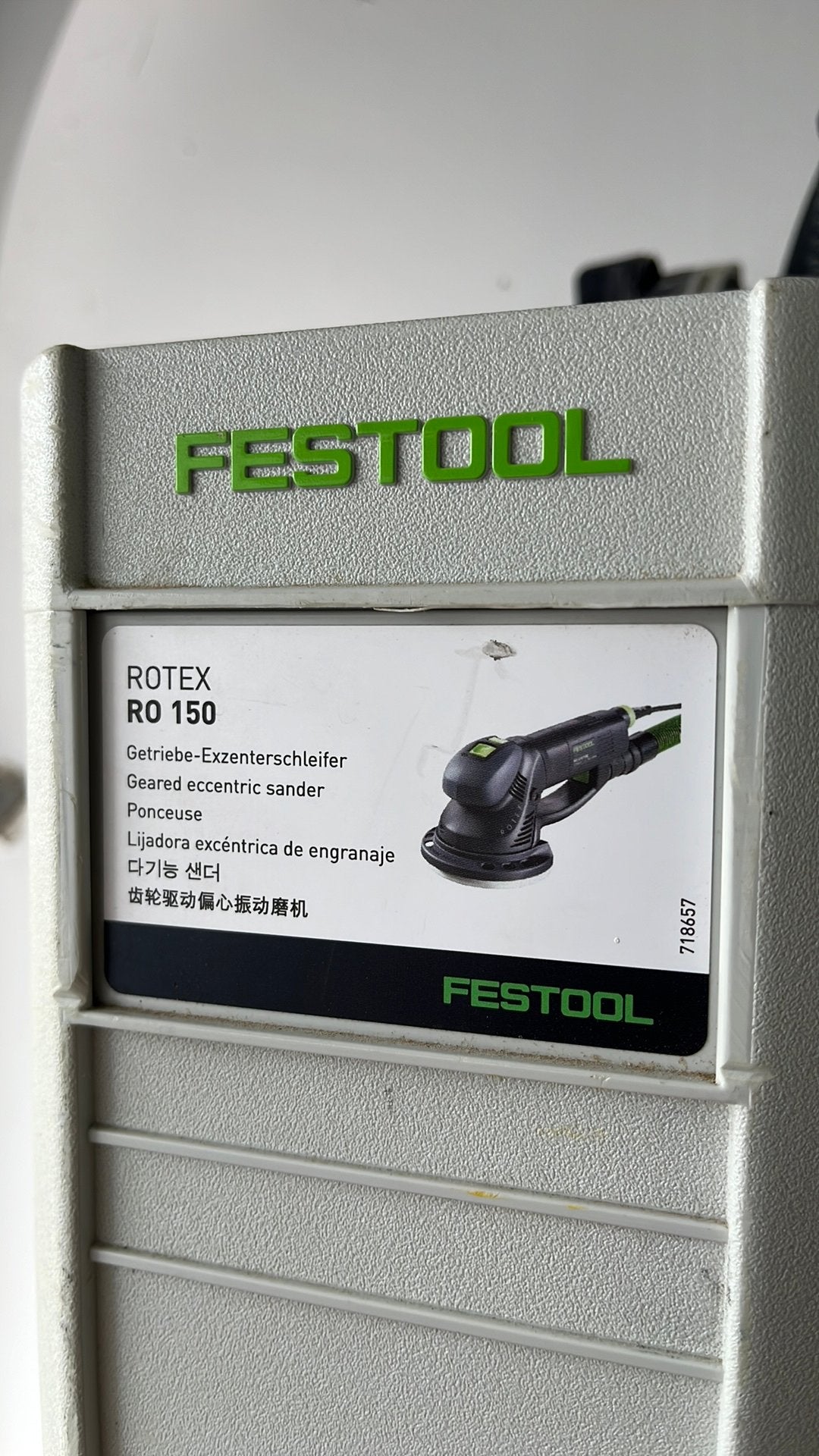 2X Festool rotex, Doe-het-zelf en Bouw, Gereedschap | Machine-onderdelen en Toebehoren, Ophalen of Verzenden, Zo goed als nieuw