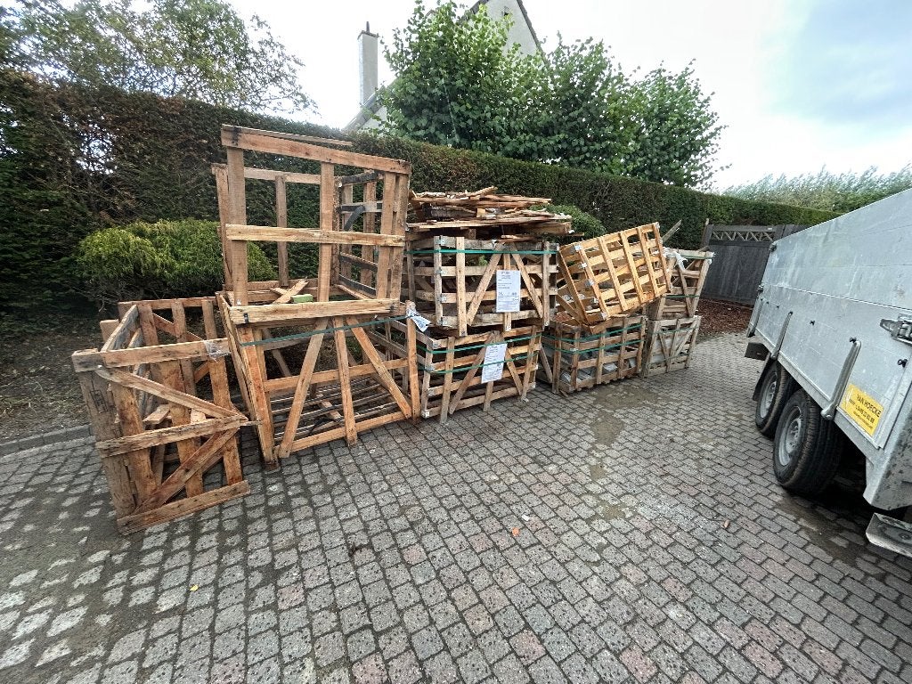 Brandhout, Ophalen