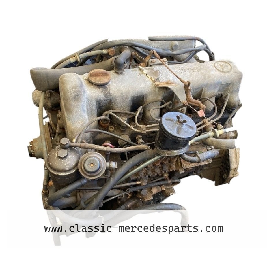 240D 3.0 (OM617.910) Motorblok Mercedes w114 w115 met brands, Utilisé, -, -, Enlèvement ou Envoi