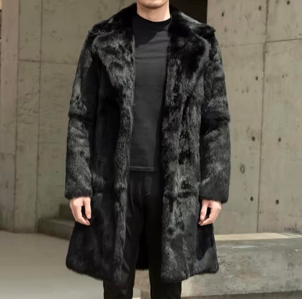 Gezocht bontjas zwart nerts, Ophalen, Zo goed als nieuw, Zwart