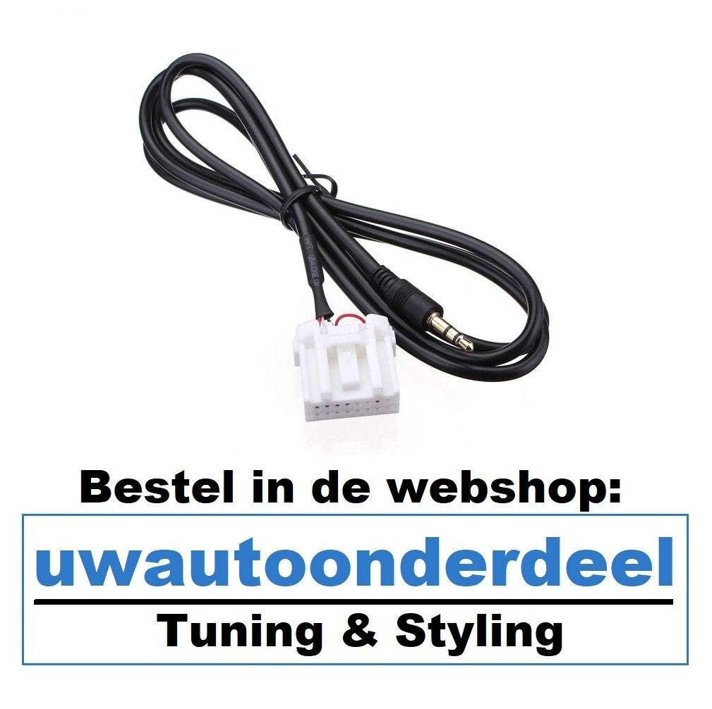 Mazda 2 3 5 6 Aux kabel input Mp3 Iphone Ipod CX-5 CX-7 RX8, Envoi