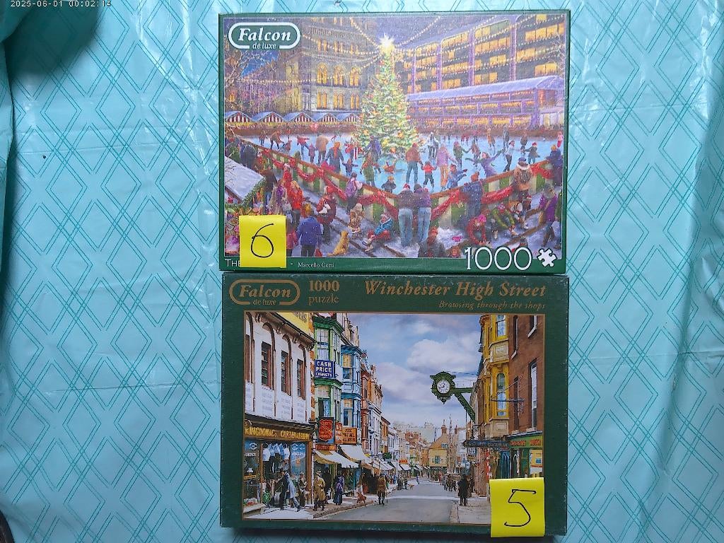 puzzel 1000 falcon ==per stuk==, Hobby en Vrije tijd, Ophalen of Verzenden, Gebruikt