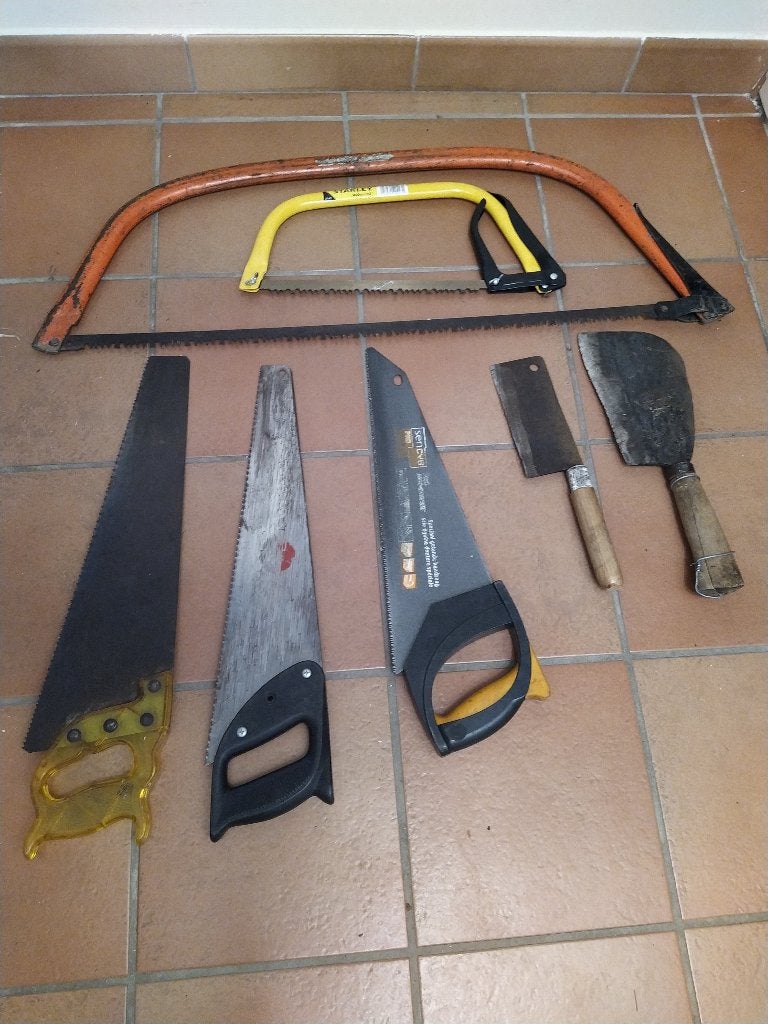 Handszaag en boogzaag, Tuin en Terras, Handzagen, Ophalen, Gebruikt