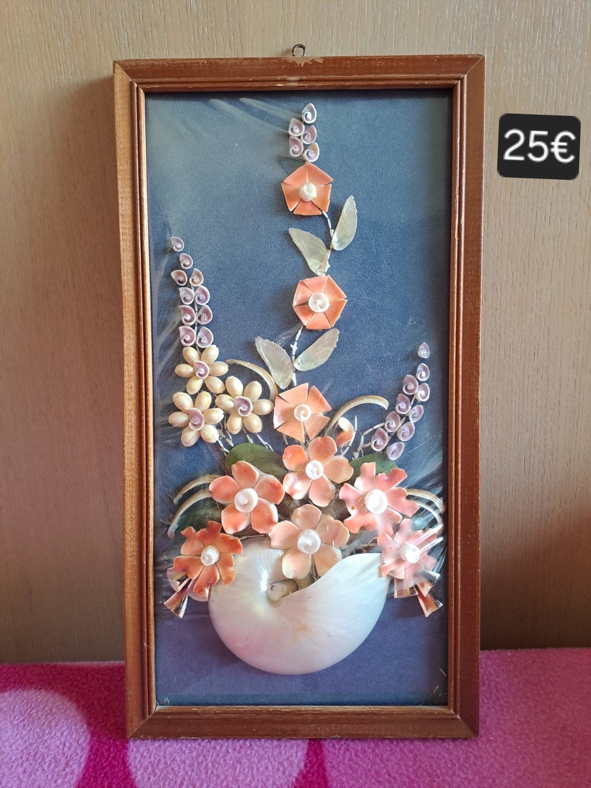 vintage wandbord, Antiquités & Art, Art | Peinture | Classique, Enlèvement ou Envoi, Vintage