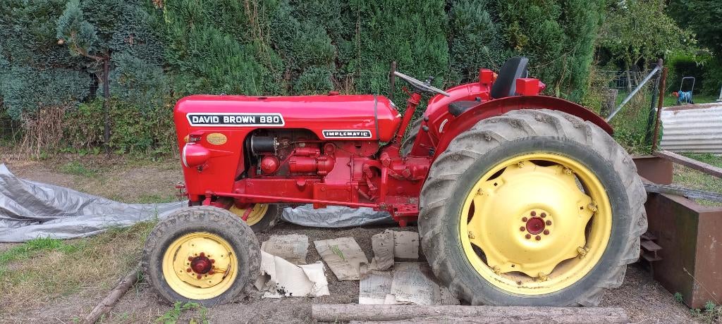 Tracteur David Brown implematic 880, Enlèvement