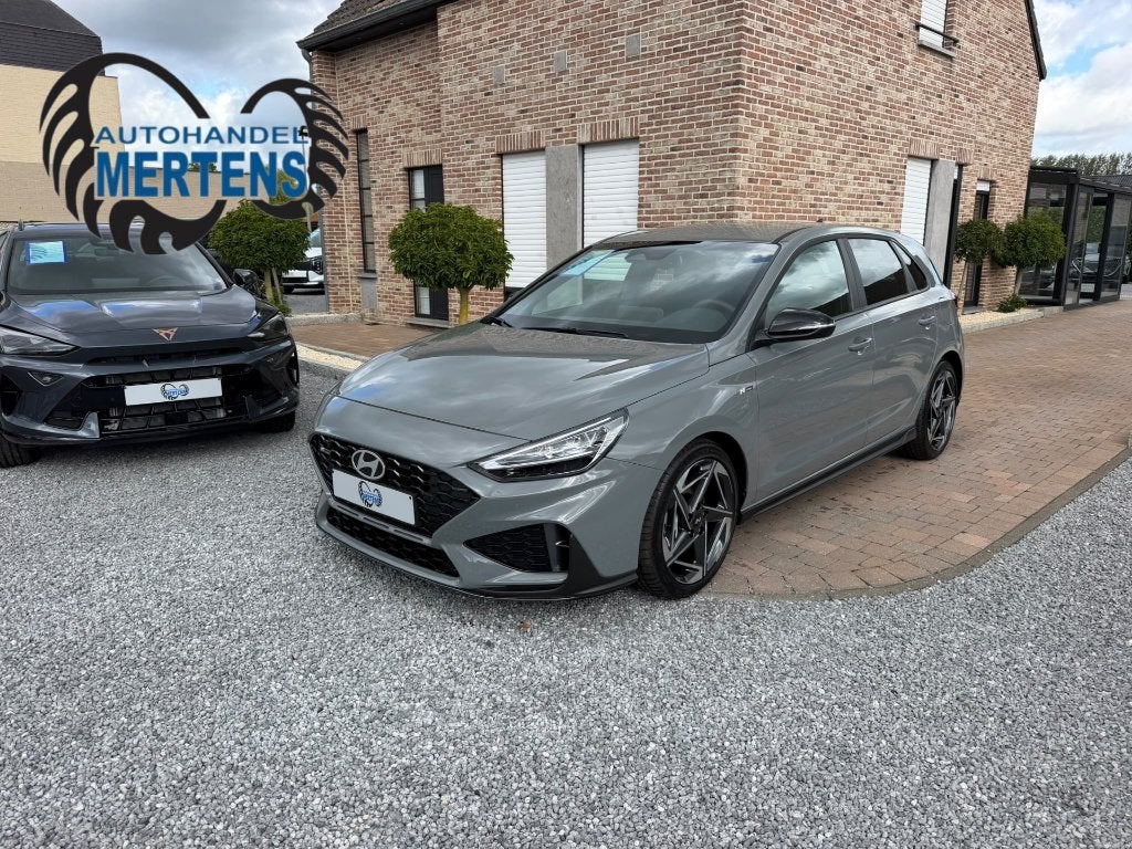 Hyundai i30 HB 1.6 T-GDi N-Line DCT 150PK 5J/GAR NIEUW 0KM, Autos, Argent ou Gris, Achat, Entreprise, Noir