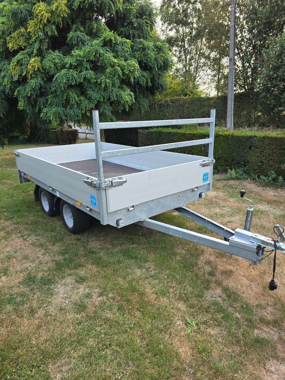 Remorque à plateforme de 750 kg, Enlèvement