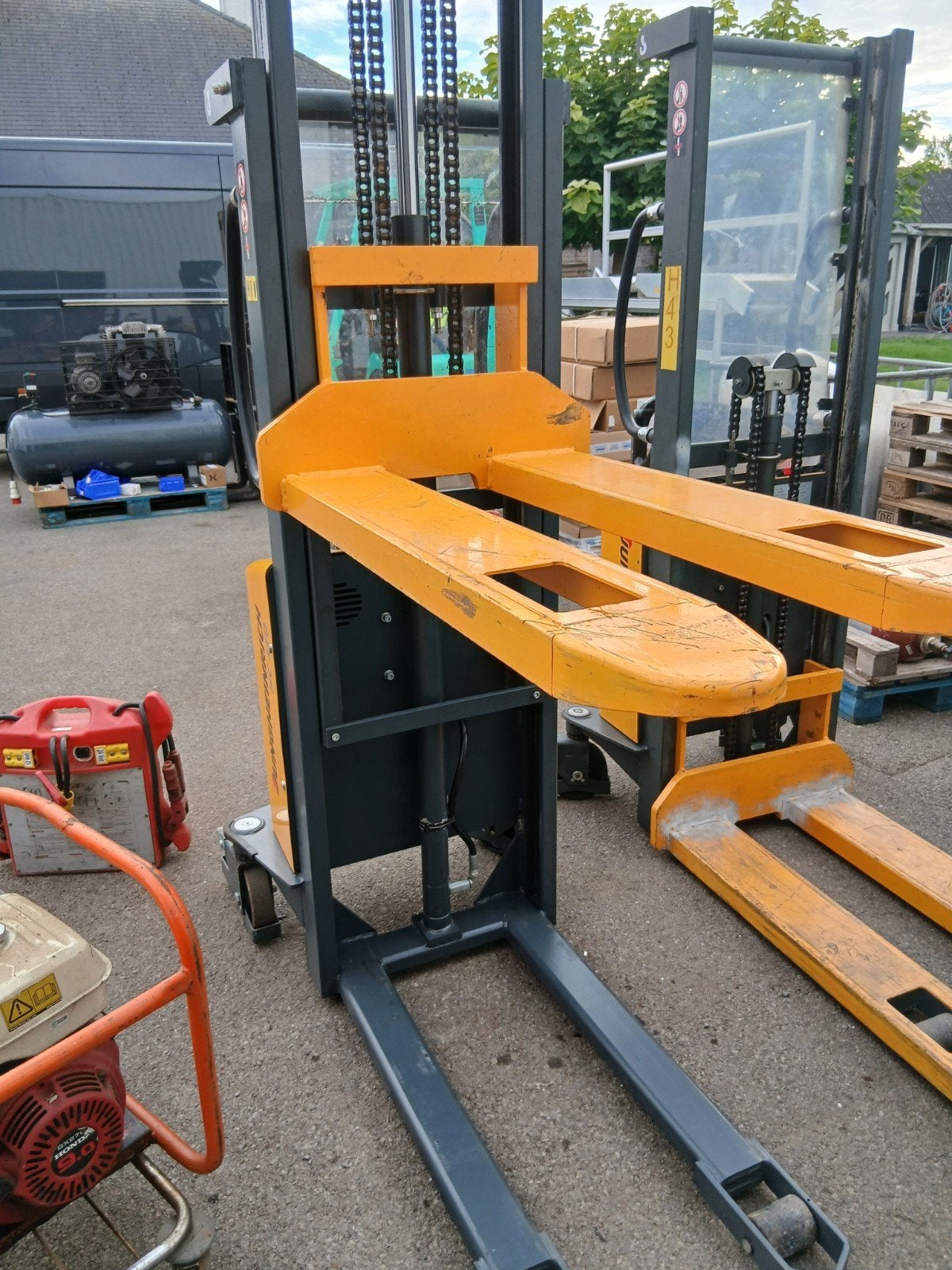 jungheinrich  hc 110  palletstapelaar 2stuk .  1000kg . wei, Ophalen, Zo goed als nieuw