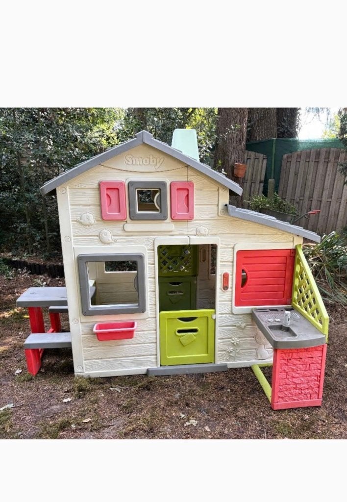 Smoby speelhuisje, Kinderen en Baby's, Ophalen, Gebruikt, Plastic