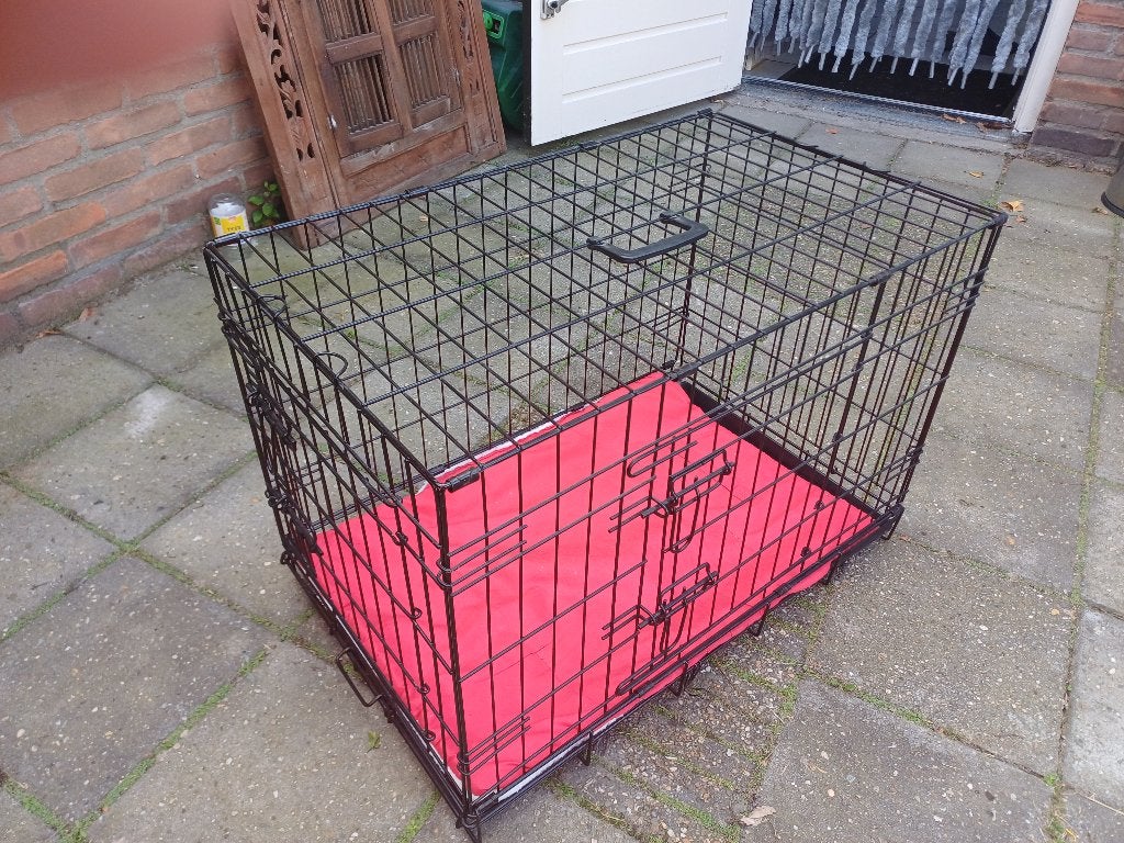Honden bench, Dieren en Toebehoren, Ophalen, Gebruikt