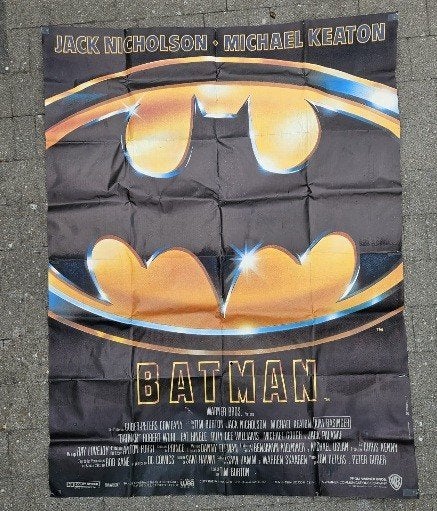 Originele Bioscoop Filmposter Batman (1989), Ophalen, Gebruikt