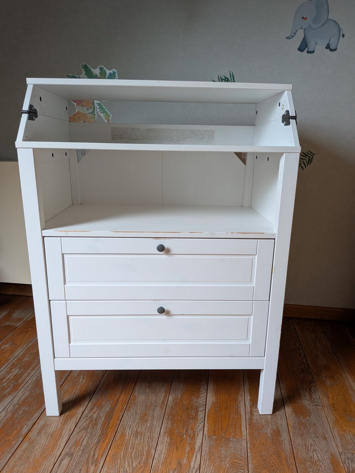 verzorgingstafel, Ophalen, Gebruikt, 50 tot 70 cm, 75 tot 100 cm
