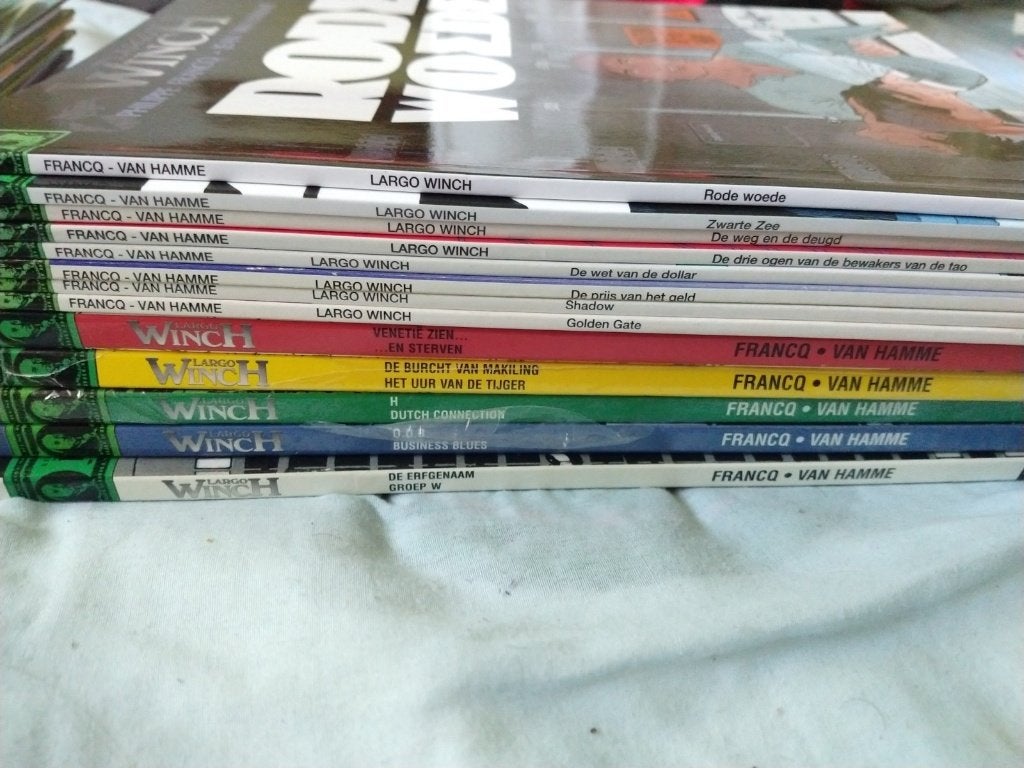 Largo Winch - Softcover - 1 t.e.m.18, Francq, Plusieurs BD, Enlèvement ou Envoi, Comme neuf