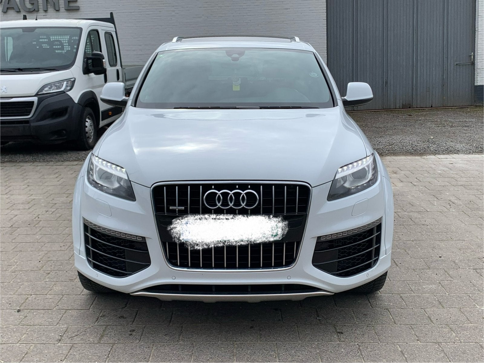 Audi Q7 rs pack full s line 3.0tdi 7 zit, Auto's, Audi, Euro 5, Zwart, 2800 kg, Leder