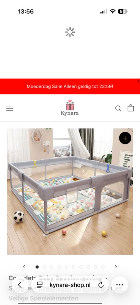 Babypark, Ophalen, Zo goed als nieuw