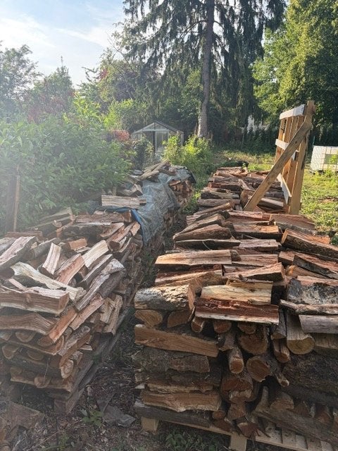 Bois de chauffage sur NIMY, Jardin & Terrasse, Enlèvement, Chêne, Bûches