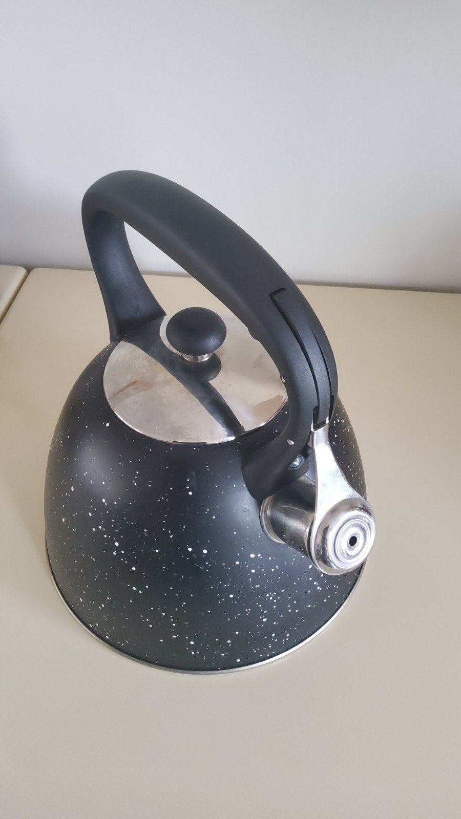 Fluitketel Zwart RVS, Ophalen
