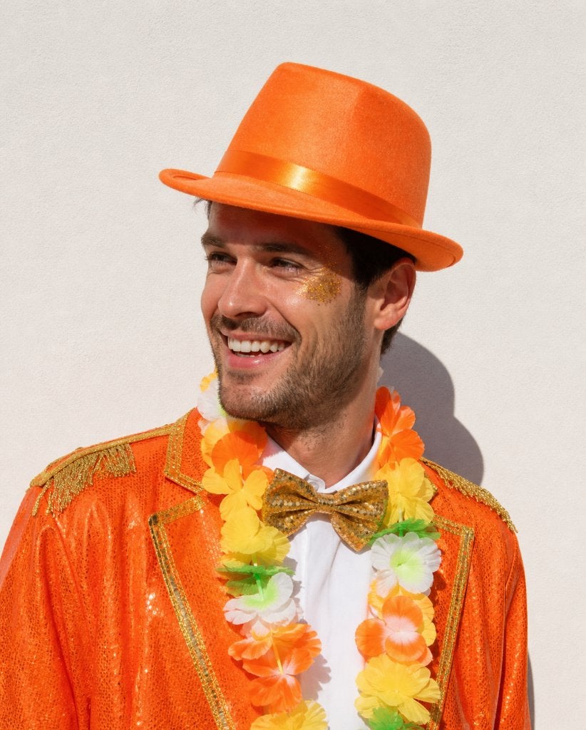 M260. Chapeau de fête orange XL, Enlèvement ou Envoi, Comme neuf