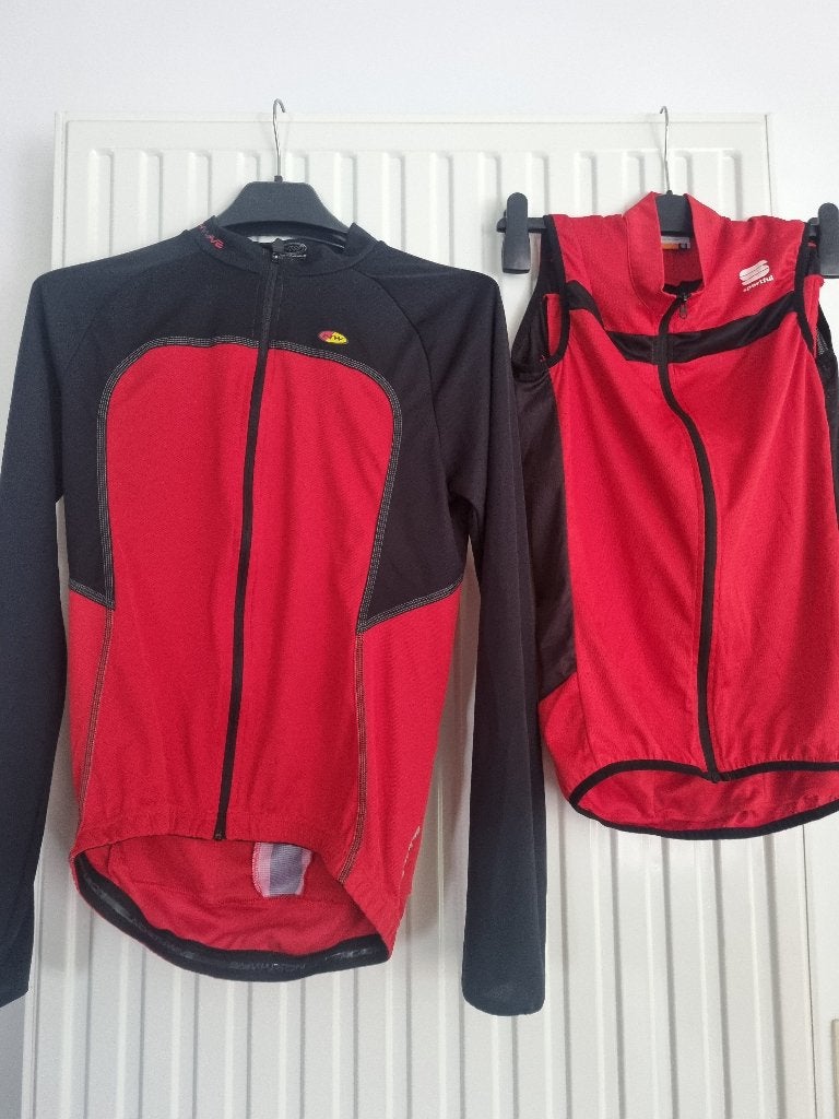 2 - delig setje fietstrui Northwave en Sportful, Fietsen en Brommers, Fietsaccessoires | Fietskleding, Gebruikt, Dames, Heren