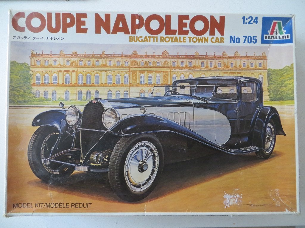 Kit Bugatti Coupe Napoleon Italeri - No. 705 - 1:24 (inc.), Hobby en Vrije tijd, Modelauto's | 1:24, Gebruikt, Auto, Overige merken
